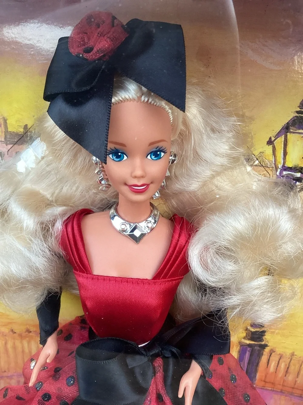 Mattel Barbie Ruby Romance Doll in Red and Black Gown